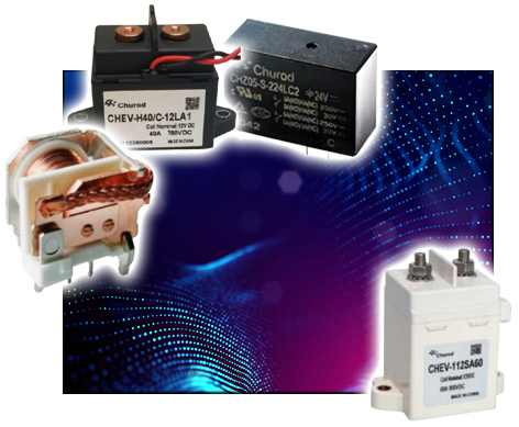 Churod Electronics Electromechanical relays and DC contators