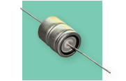 Cornell Dubilier Electronics (CDE) Axial-Lead Aluminum Electrolytic Capacitors, AXLH Series of Ruggedized Capacitors