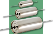 Cornell Dubilier Electronics HHT Series of Ruggedized Axial-Lead Aluminum Electrolytic Capacitors