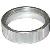 Click to view full size of image of Clear Anodized Aluminum Mounting Nut for 30mm Panel Alarms