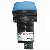 Click to view full size of image of 22MM PANEL MOUNT BLUE INDUSTRIAL ALARM WITH LED (CONTINUOUS SOUND)