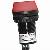 Click to view full size of image of 22MM PANEL MOUNT RED INDUSTRIAL ALARM WITH LED (CONTINUOUS SOUND)
