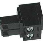 Click to view full size of image of Replacement 2-Prong Plug for 22mm ZA and ZT Series Alarms