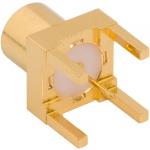 Click to view full size of image of 12G MCX RF Connector - Right Angle PCB Jack, 3.66mm legs
