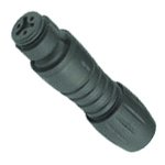 Click to view full size of image of HARSH ENVIRO FEMALE SNAP-LOCK CABLE CONNECTOR, 3-CONTACT