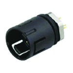 Click to view full size of image of HARSH ENVIRO MALE SNAP-LOCK PANEL CONNECTOR, SOLDER, 3-CONTACT