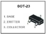 Click to view full size of image of Series 40 V CE Breakdown 0.2 A NPN General Purpose Amplifier - SOT-23