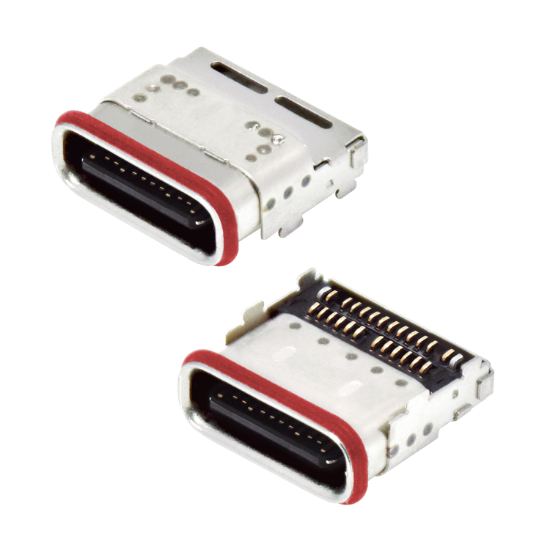 Picture of USB-C40-S-RA-CS67-SMT-WP-BK-30-TR